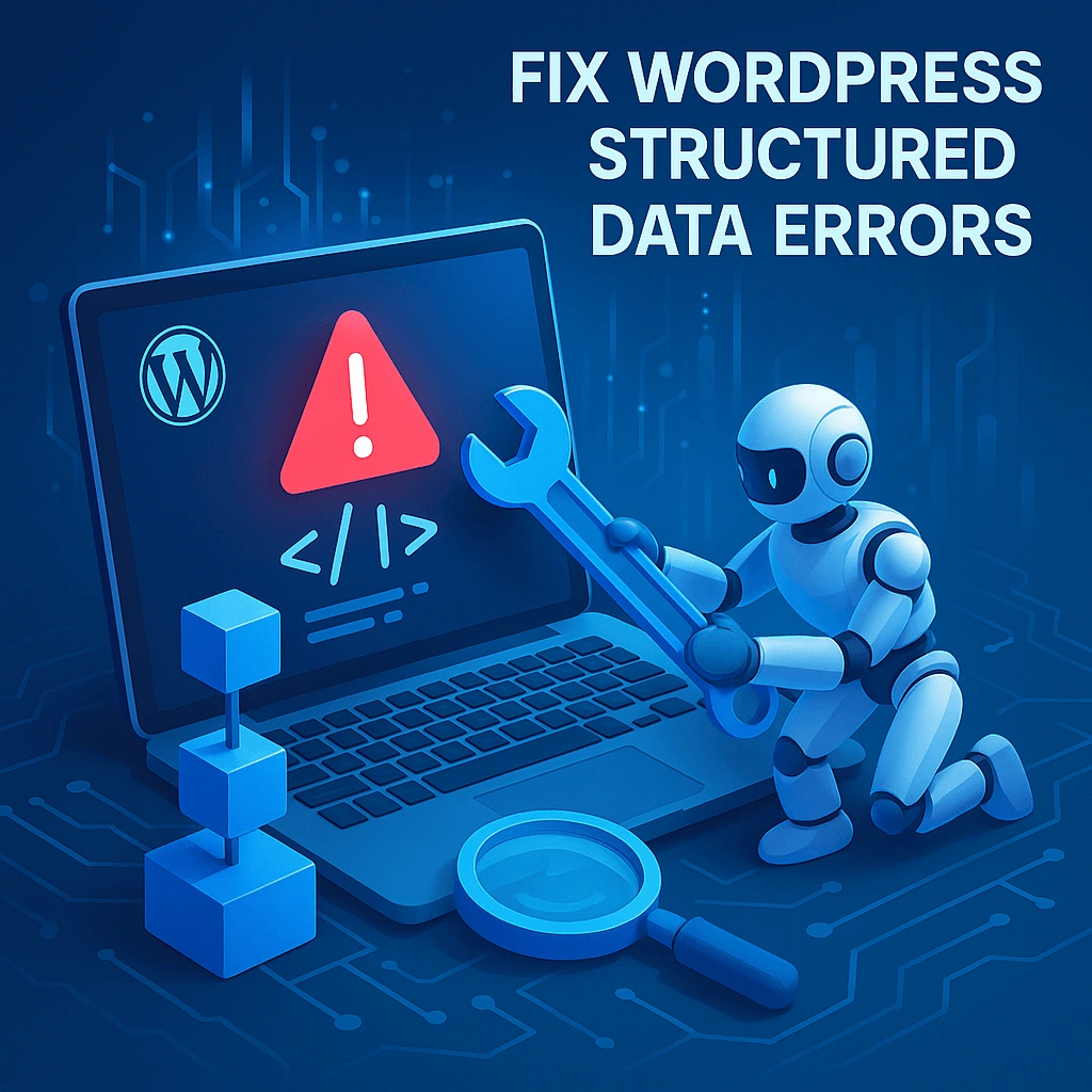 Fix WordPress Structured Data Errors blog post photo