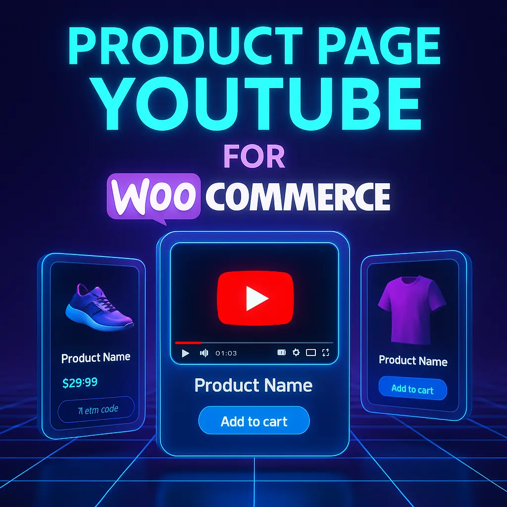 Illustration of Product Page YouTube for WooCommerce in blog post