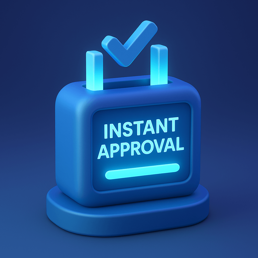 High-risk credit card processing with instant approval