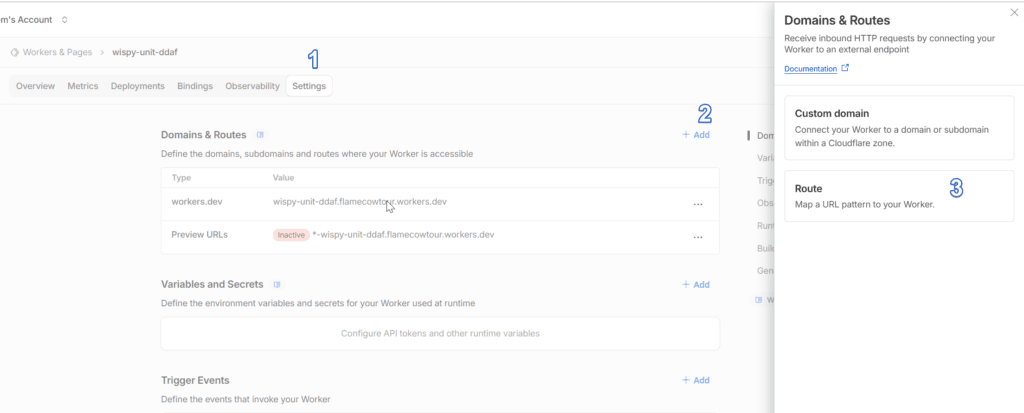 Route Your Domain to the Worker