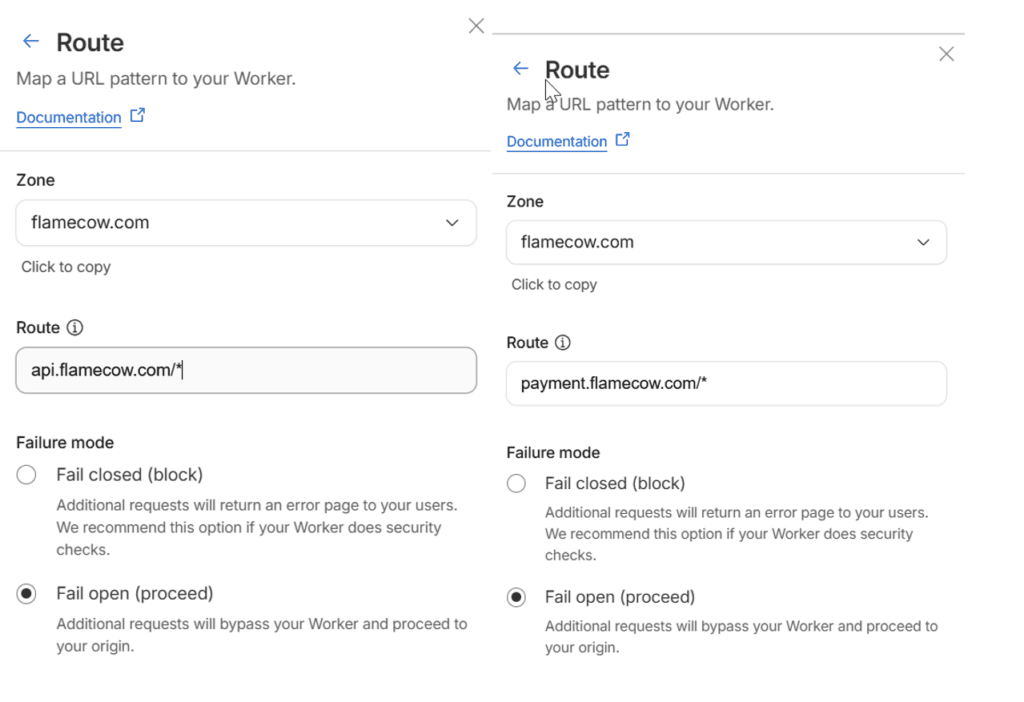 Route Your Domain to the Worker - setting